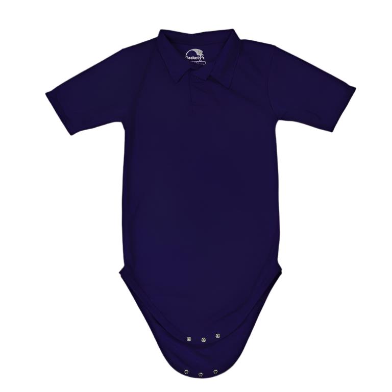 R55 Children Polyester Popper Polo Shirt