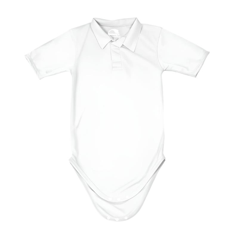 R55 Children Polyester Popper Polo Shirt