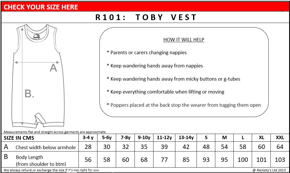 R101 Adult Toby Vest custom image