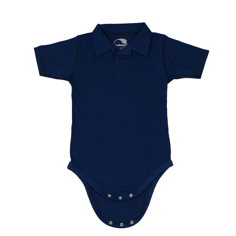 R53 Children Cotton Popper Polo Shirt