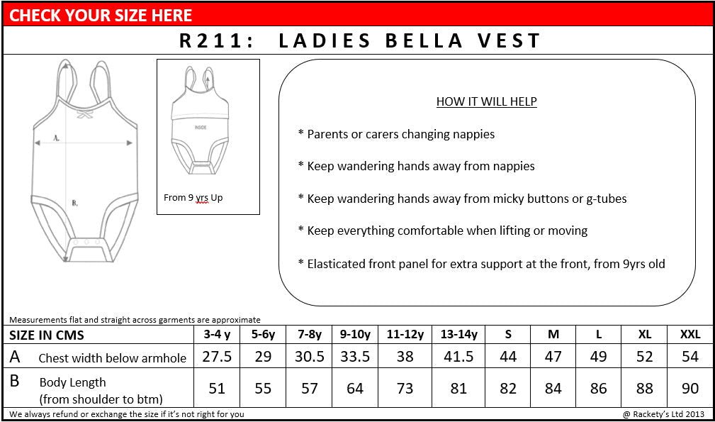 R211 Adult Bella Vest