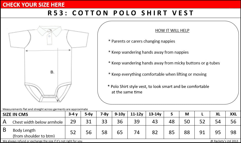 R56 Children L/S Polyester Popper Polo Shirt custom image