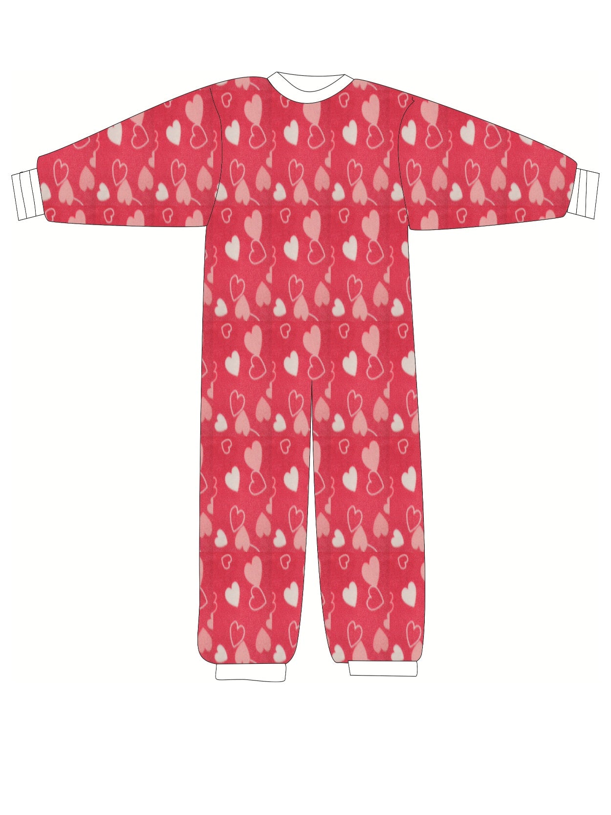 R212 Fleecey Children Onesie Pyjama